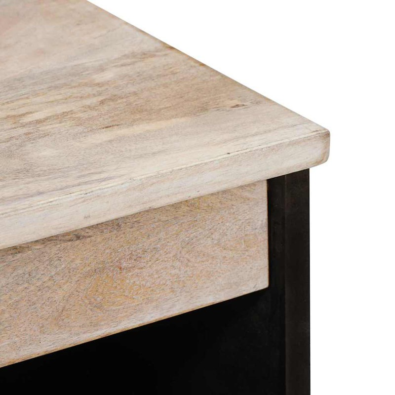 Solid Wood Accent Cabinet, White