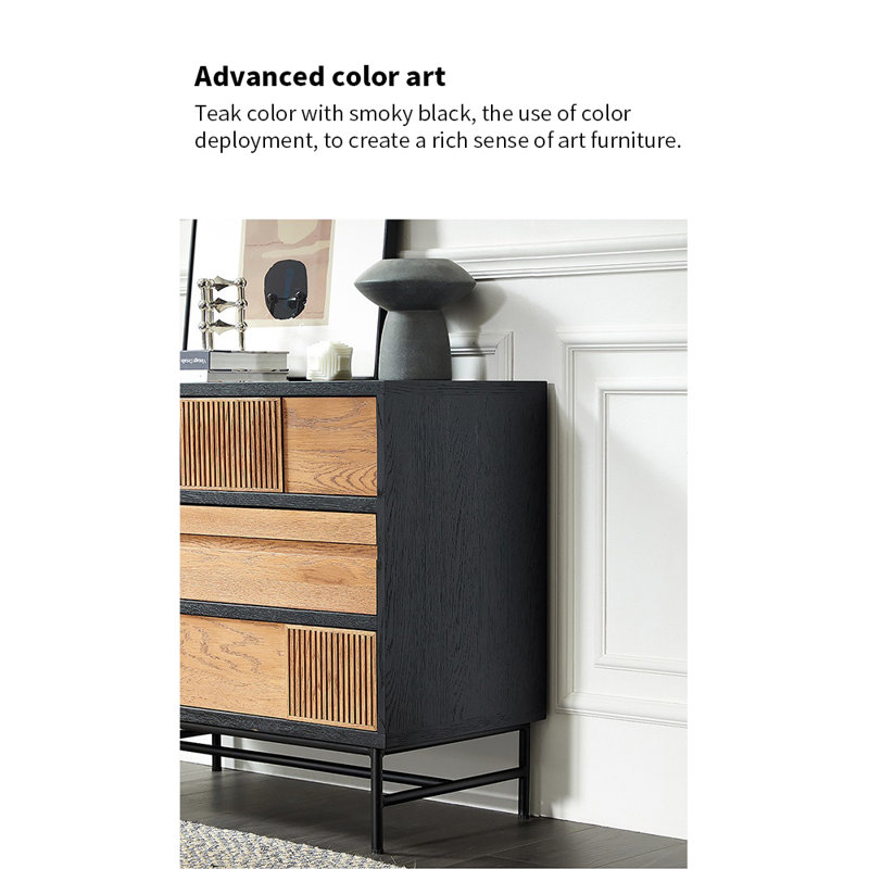 Armoire d'appoint de couleur du milieu, H 31,5 po x l 43,31 po x P 17,72 po