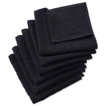 Black Petals - Kitchen Dish Towel & Hand towel