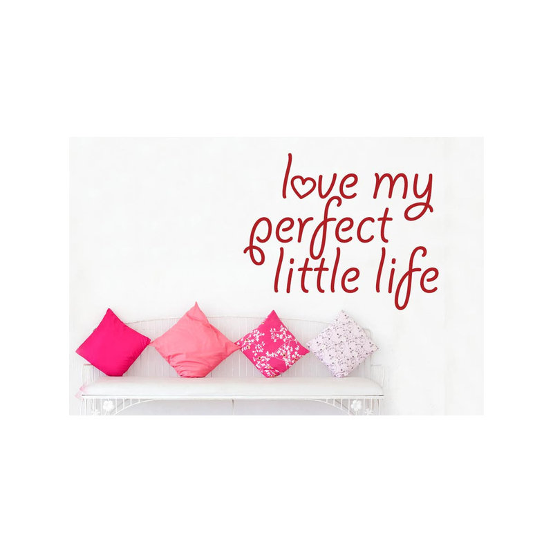 Wall Decal, Dark Red, Medium