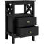 40cm W Manufactured Wood Bedside Table-1545519321