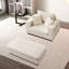Chaise longue avec repose-pieds de rangement amovible-822829694