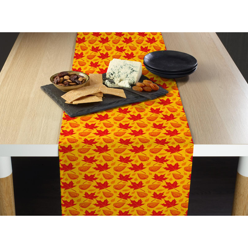 Embree Autumn Leaves Table Runner, 108" L x 14" W