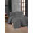 Premium 100% Cotton Ranforce Single Quilt Cover Set, Anthracite | Includes 53 x 79 Quilt Cover & 31.5 x 31.5 Pillowcase | Machine Washable, Soft & Durable, Perfect for Cozy Bedrooms, Elegant Design-112233337-112233318