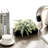 Artificial Eucalyptus Greenery Plant Black Pot