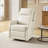 McGuffey Faux Leather Swivel Rocker Recliner with Metal Base-906975153