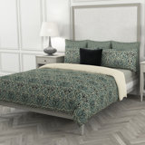 West Java Midnight Standard Cotton Duvet Cover