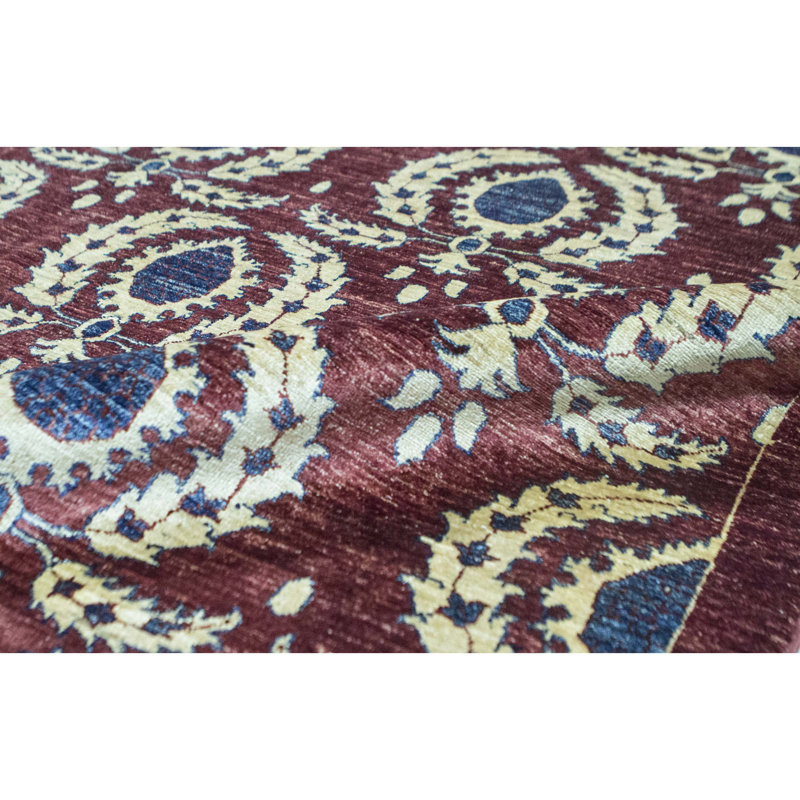 Hand Woven Wool Abstract Area Rug