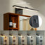 Armoire de salle de bain 24 po à DEL à intensité variable de 25 W avec armoire à pharmacie réglable et 5 bras réglables pour salle de bain-78822694