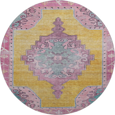 Premium Machine Washable Lubbers AMF1731 Global Rug