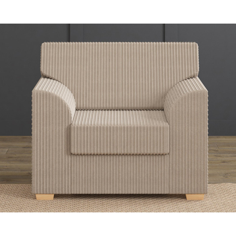 Upholstered Armchair, Sable