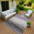 Machine Washable Indoor/Outdoor Huseby ACN2272 Stripes Rug-285932990