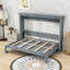 Lit escamotable double en bois avec lattes-783614958