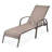 2 Pieces Outdoor Patio Lounge Chair Chaise Fabric With Adjustable Reclining Armrest-263220359