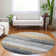 Machine Washable Indoor/Outdoor Xhevrie Gold Rug