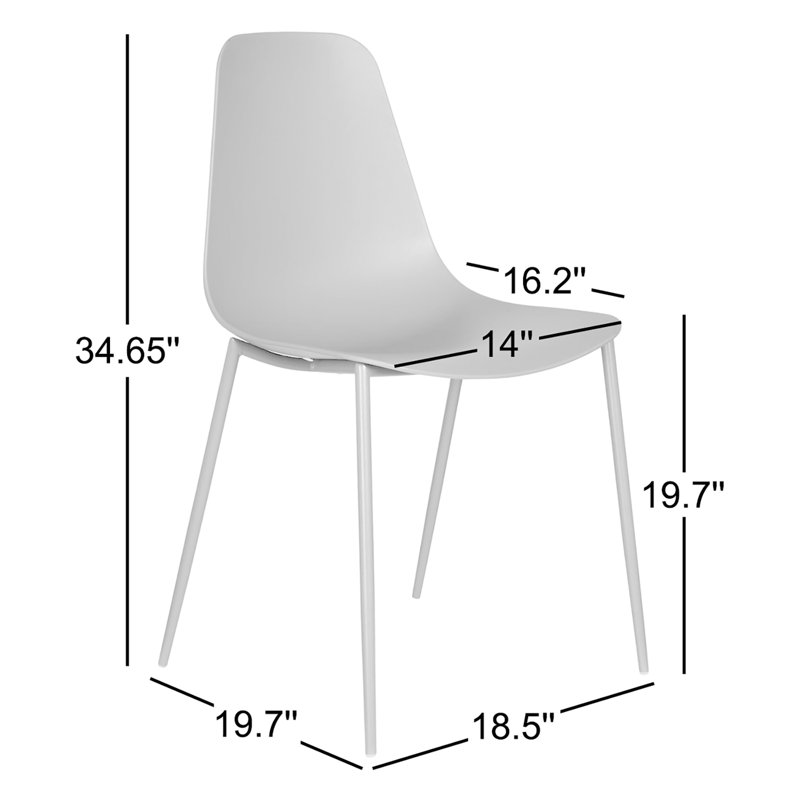 Isla Indoor/Outdoor Dining Chair, Lago Blue