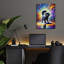 «Shake It Off Kitty» par Rich Monet, art mural en verre acrylique-1365478596