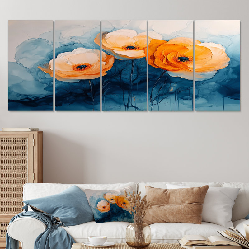 Janet - - Décoration murale Renoncule - - T, art mural traditionnel, H 28 po x l 60 po
