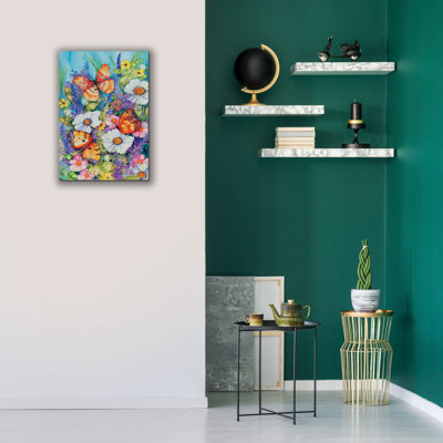 August Grove® 'Butterfly Garden' by Kathleen Parr Canvas Wall Art