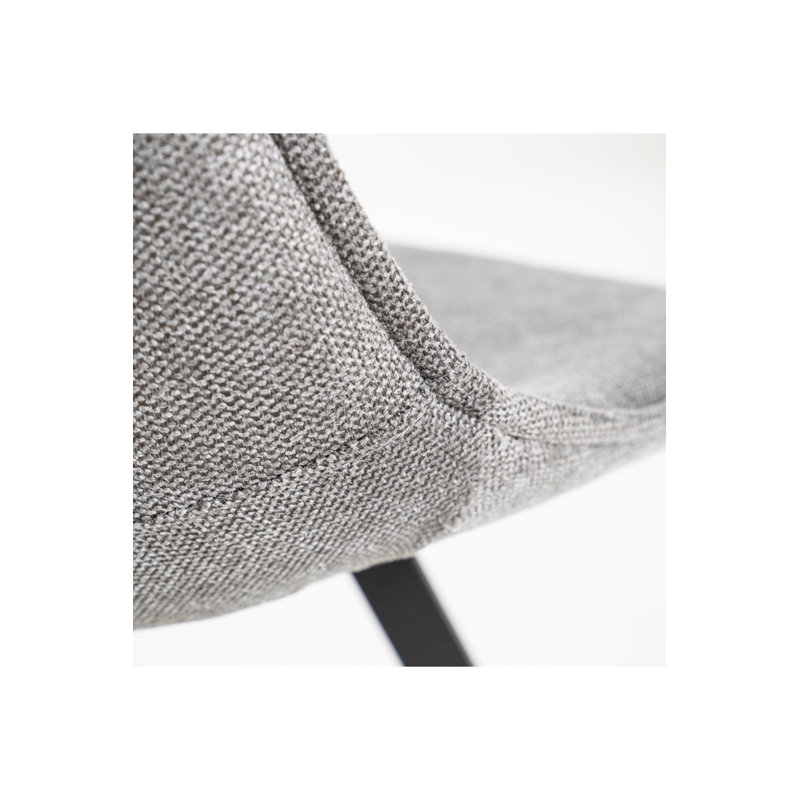 Upholstered Dining Chair, Gray