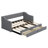 Upholstered Daybed With Two Drawers-1646944611
