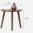 (SINGLE) Center Table Low Table 100% Solid Oak Wood Top Plate Desk Pebble Shaped Natural Wooden Coffee Table Width 50 x Depth 44.5 x Height 65 cm Desk Work from Home Easy to Assemble-1914200694