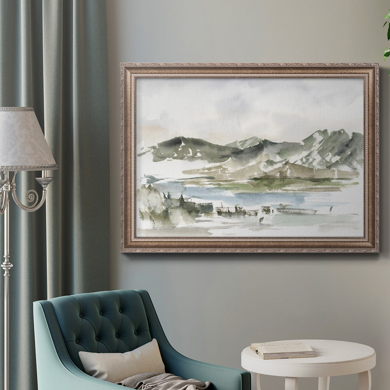 Étude de montagne enneigée II - reproduction de photo sur toile, L 27 po x H 18 po