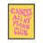 Groovy Cancel Plans Phrase Framed Giclee Art by lulusimonSTUDIO-96148903-96148904