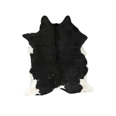 Myrtletown Animal Print Cowhide Flatweave 2cm X 1.75cm Area Rug