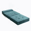 Canapé pliant vert, fauteuil futon, canapé convertible et matelas pour salon, chambre d'amis, bureau personnel, appartement, petit espace, dossier amovible-187720298