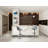 Swivel Upholstered Adjustable Height Counter Stool with Metal Frame