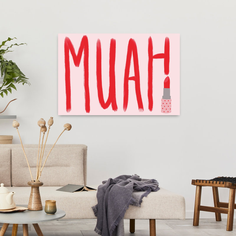 Muah, art contemporain, H 36 po x l 24 po