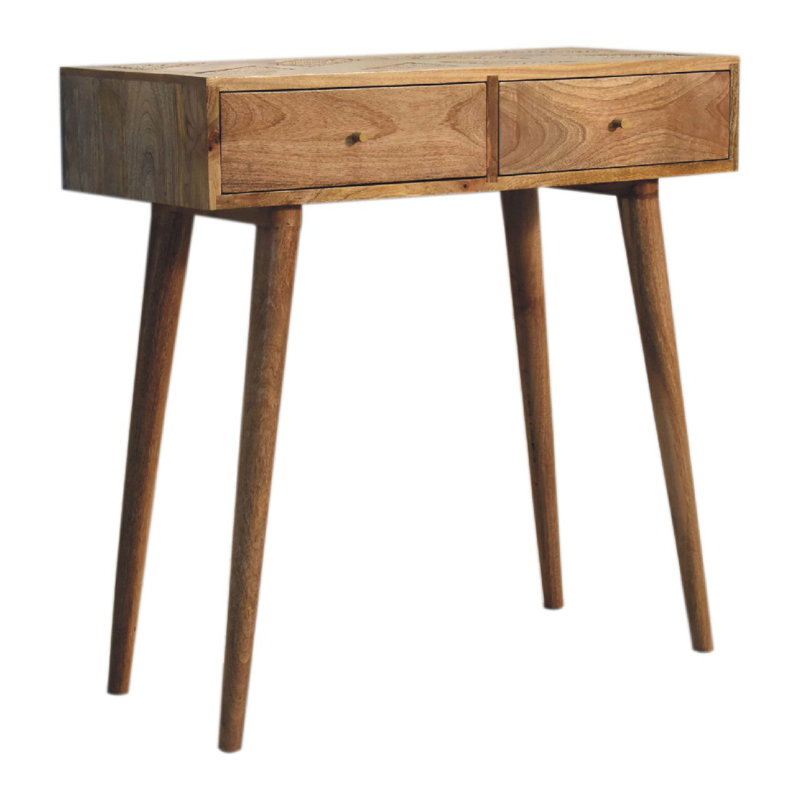 Acrion 80cm Solid Wood Console Table