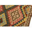 Tapis de couloir brun / rouge en laine noué à la main 3 pi 6 po x 7 pi 10 po Madee Southwestern