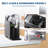 Slushie Machine 68oz, Multi-Function Slushy Maker for Home with LED Display & Auto-Clean, No Ice Needed & One-Touch Reservation, 6 Preset Programs for Frozen Margaritas, Ice Cream & Frappés
