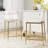 Basak Counter Stool with Metal Frame-495889701