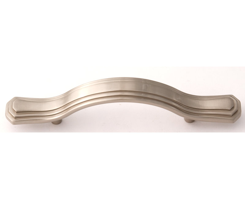 Geometric Arch Pull, Satin Nickel