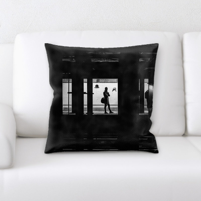 Train Experience Throw Pillow