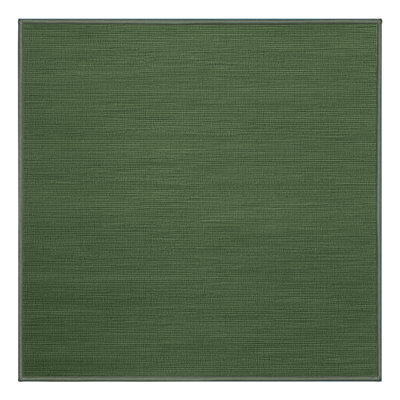 Tapis vert uni lavable à la machine