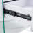 Bedside Table With Drawers.The Board Surface Is MDF With White Grain Sticker,And Both Sides Are Tempered Glass.The Design Is Simple And Elegant, With Excellent Storage Functions.W1512P285061