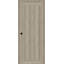 Porte intérieure standard préfinie en bois massif manufacturé 1 panneau Shaker-94384047-94591425-94384054