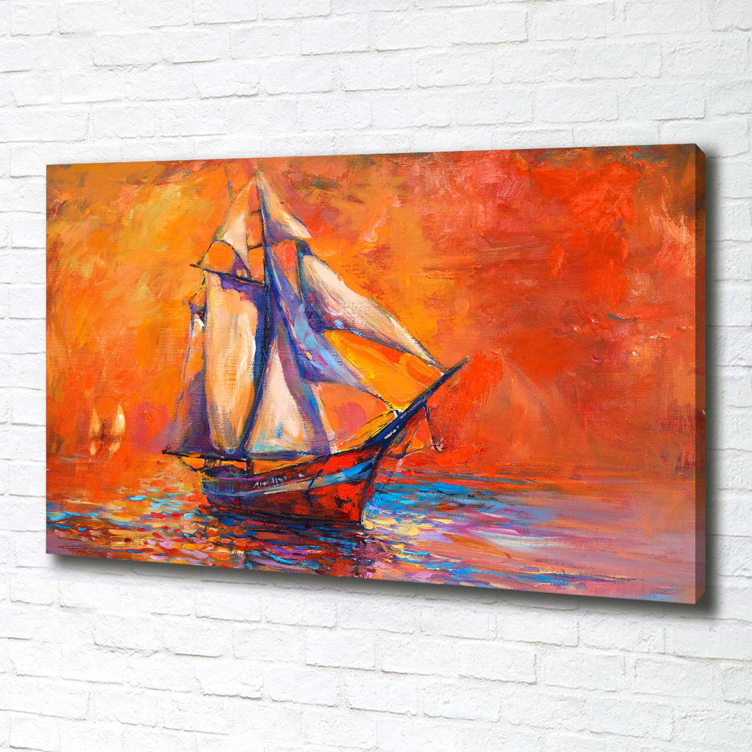 Raumschiff - Kunstdrucke auf Leinwand - Wrapped Canvas