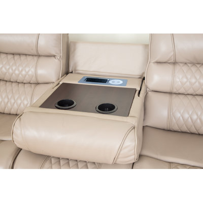 Rome - 3 Piece Top Grain Leather Power Reclining Living Room Set