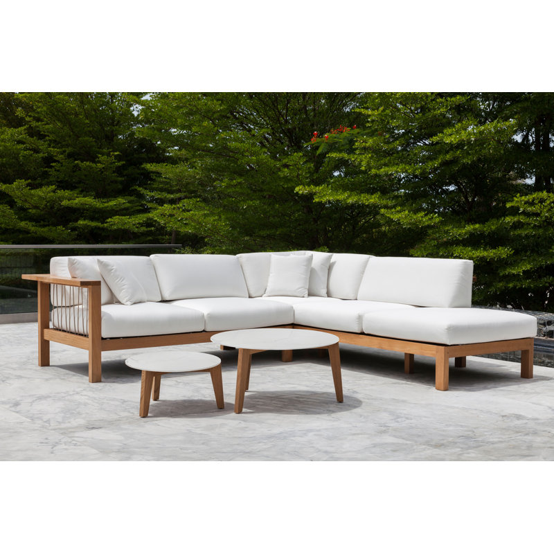 Attol Coffee Table, 9.75" H x 20.56" L x 20.56" W, White