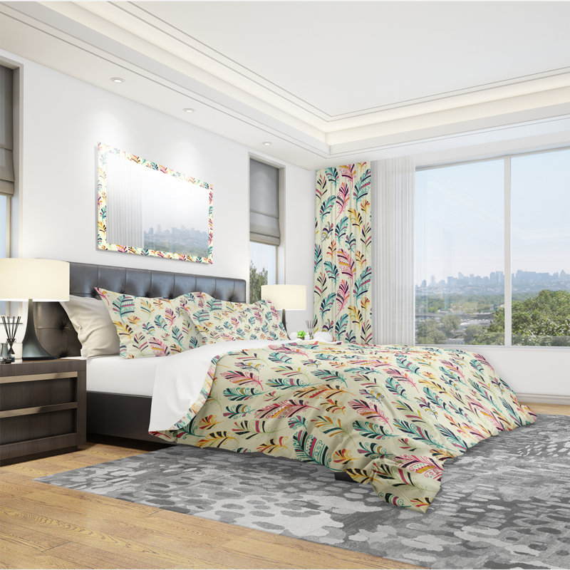 Ensemble de housse de couette en microfibre bleu, Housse de couette très grand + 2 taies décoratives