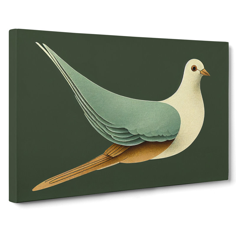 Ingenious Dove Bird - Wrapped Canvas, 40cm H x 60cm W