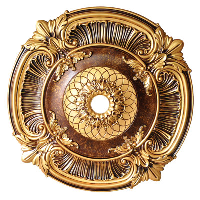 Médaillon rond de plafond antique