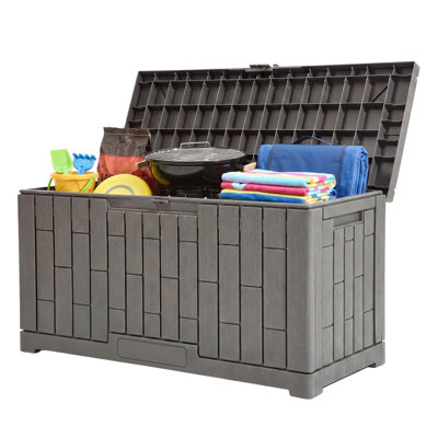 Boîte de rangement imperméable en résine Balconera