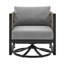 Chaise longue d'extérieur pivotante Florentine