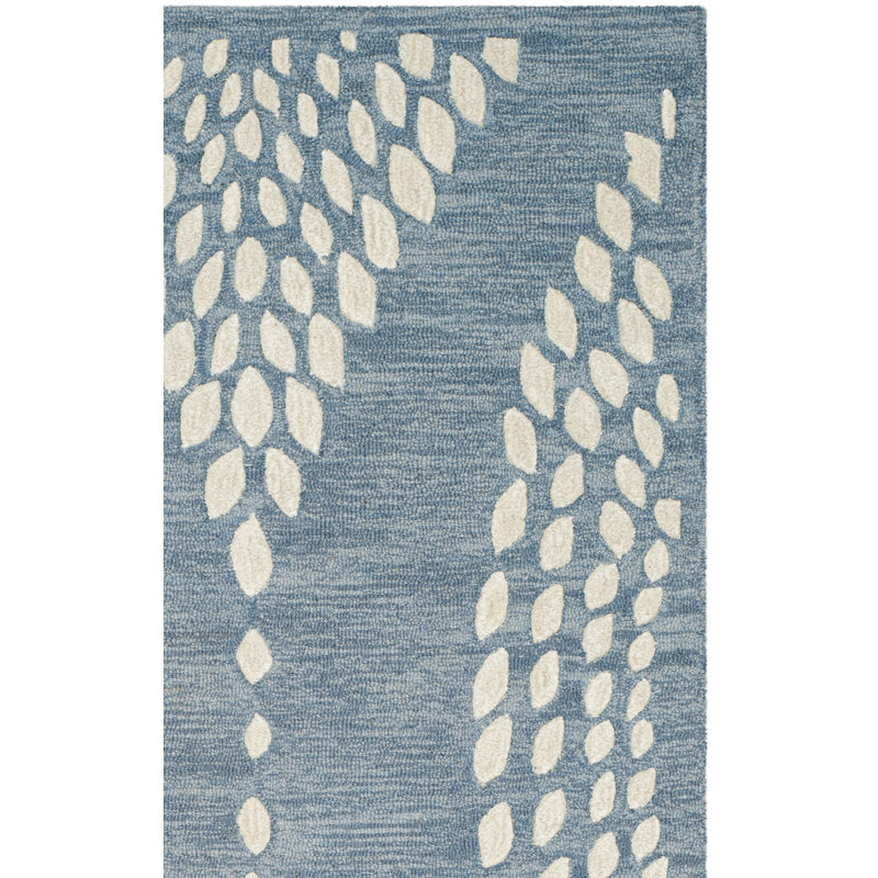 Tapis géométrique en laine touffeté à la main Bowers, Rectangle 3 pi x 5 pi